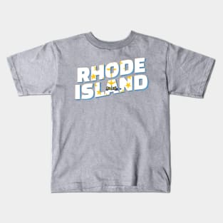 Rhode Island vintage style retro souvenir Kids T-Shirt